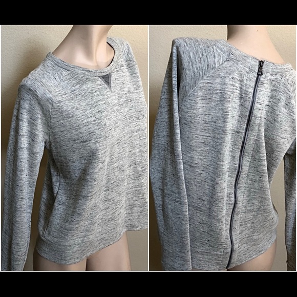 J Brand Zipper Back Sweatshirt - Picture 5 of 7
